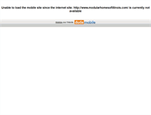 Tablet Screenshot of modularhomesofillinois.com